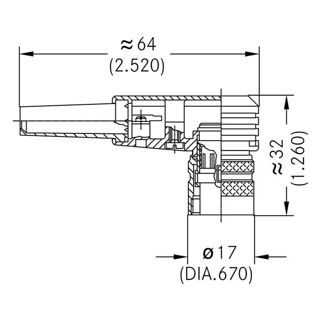 T 3261 005 Amphenol Tuchel Industrial  Assemblages de connecteurs circulaires